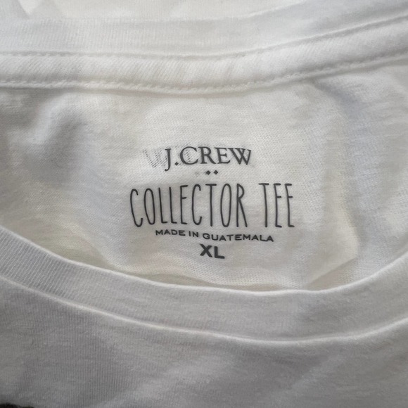 NWT J. Crew White W/Christmas Tree Lights Graphic Tee - Picture 8 of 10